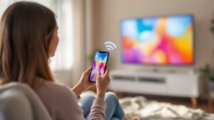 chromecast iphone vers tv