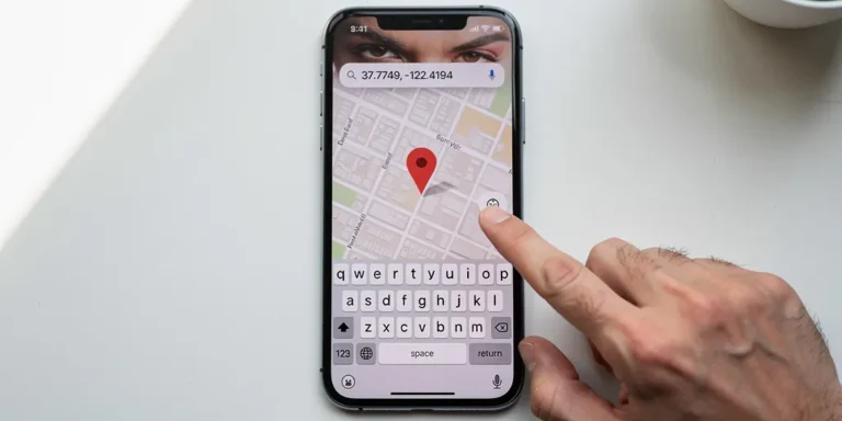 coordonnée gps sur maps