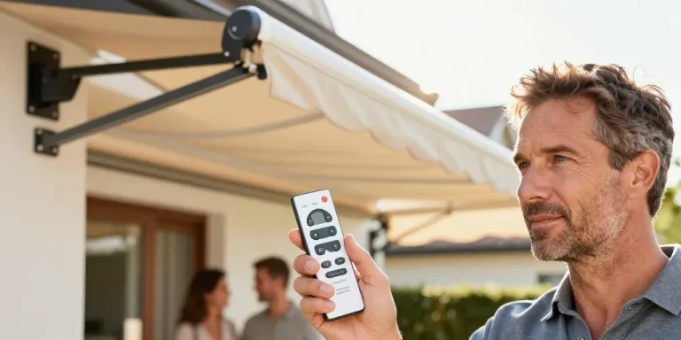 télécommande store banne