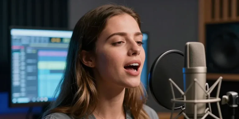 ia qui chante un texte en français
