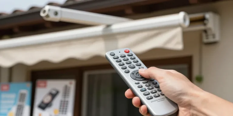telecommande pour store banne