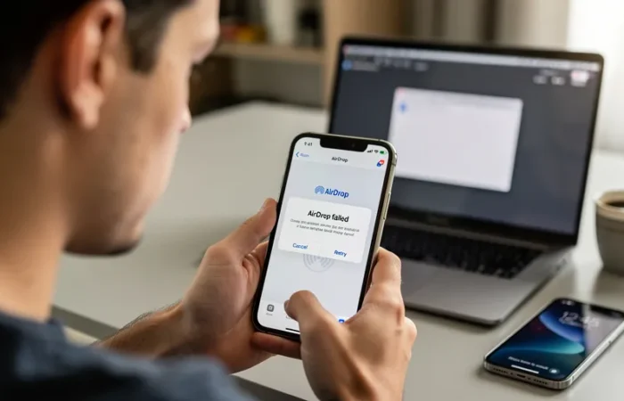 airdrop ne marche pas
