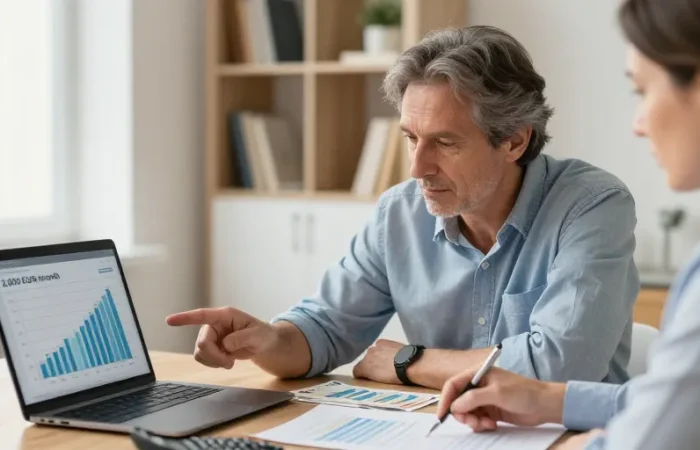 combien placer pour avoir 2000 euros par mois