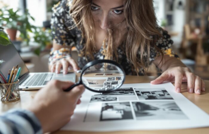 retrouver la police d'une image