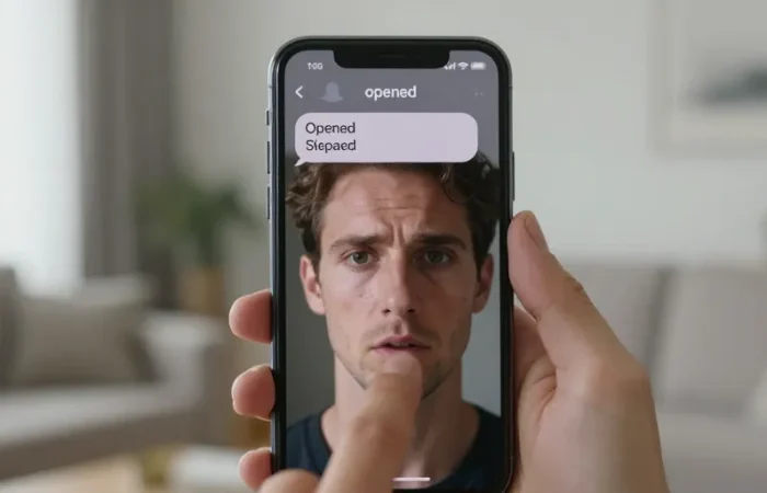 snapchat gris ouvert