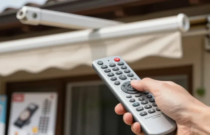 telecommande pour store banne